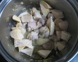 たけのこと鶏肉の炊いたん作り方2写真