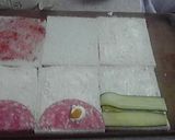 簡単！折るだけサンドイッチ作り方1写真