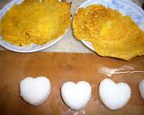 キャラ弁　プリキュア　ピーチ茶巾おにぎり作り方3写真