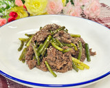 牛肉とにんにくの芽の焼肉のタレ炒め作り方5写真