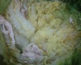 白菜と豚肉の水炊き♪作り方2写真