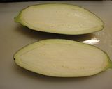 米茄子で♪にんにく味噌和え作り方1写真