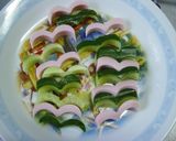 ソーセージときゅうりのカモメ♫作り方5写真