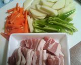 ウマウマ★簡単鶏の韓国風煮作り方1写真
