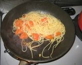 ✿バジルとトマトのガーリックパスタ✿作り方7写真