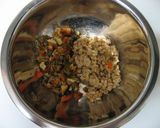 ピリカラ納豆入り油あげ作り方2写真