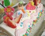 楽しいひな祭り♪くるくる♪おひな様のロールケーキ作り方12写真