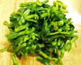 ヘルシー！菜の花と納豆の混ぜ混ぜ！作り方1写真
