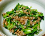 ヘルシー！菜の花と納豆の混ぜ混ぜ！作り方4写真