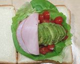 ハムと野菜のサンドイッチ作り方5写真