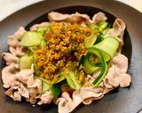 茹で豚のにんにく🧄ソースかけ作り方11写真