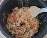 お正月の煮物と雑煮つゆ活用🎍炊き込みご飯作り方5写真