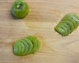 キウイ🥝をカットして綺麗に並べる作り方6写真