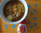 袋ラーメンにいろいろのせてみた。作り方21写真