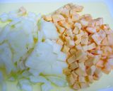 和風オムレツ☆ひき肉で肉じゃが作り方1写真