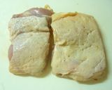 レンジで簡単★鶏腿肉の照り焼き丼作り方1写真