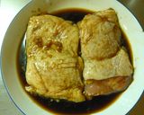 レンジで簡単★鶏腿肉の照り焼き丼作り方4写真