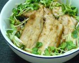 レンジで簡単★鶏腿肉の照り焼き丼作り方8写真