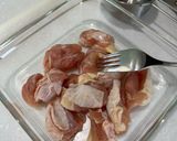 レンチン　鶏もも煮作り方1写真