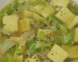 高野豆腐とキャベツのカレーコンソメスープ作り方5写真