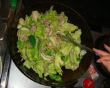キャベツと豚の味噌炒め作り方5写真