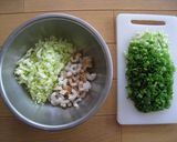 ちくわとたっぷりねぎで節約たこ焼き作り方2写真