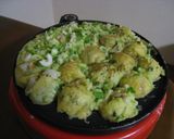 ちくわとたっぷりねぎで節約たこ焼き作り方5写真