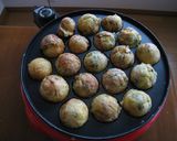 ちくわとたっぷりねぎで節約たこ焼き作り方7写真