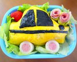 キャラ弁に✿ベーコンとキャベツのお花作り方3写真