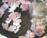 【山うどレシピ・葉】山うどと豚肉の塩炒め作り方4写真