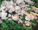 【山うどレシピ・葉】山うどと豚肉の塩炒め作り方6写真