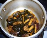 圧力鍋で佃煮風(昆布＆ごぼう＆干し椎茸)作り方4写真