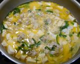 簡単！ニラ豆腐丼作り方5写真