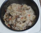 三種のキノコと塩昆布の薄味炊き込みご飯作り方9写真