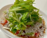 超簡単！しらすと水菜のだしポン酢豆腐作り方6写真