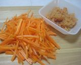 にんじんのたらこ炒め作り方1写真