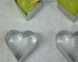 ダックワーズ♪ハート型（抹茶）作り方5写真