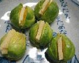 芽ｷｬﾍﾞﾂのﾁｰｽﾞﾌﾗｲ作り方1写真