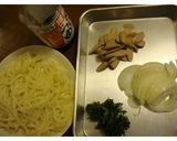 冷凍讃岐うどん☆めんつゆ　焼きうどん♪作り方1写真