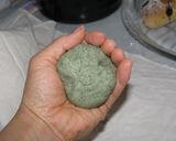 天然酵母。白玉★ヨモギあんパン作り方9写真