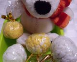 お弁当に♡白と黄色のミートボール♡作り方5写真