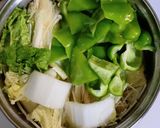 簡単✿鶏ささみと 白菜 ピーマン えのきの和風煮作り方5写真
