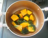 甘辛でおいしぃ☆かぼちゃのごま味噌煮☆作り方2写真