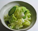 春キャベツとキュウリの甘酢漬け作り方5写真