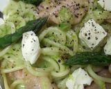 春の香り。。☆アスパラのクリームパスタ作り方4写真