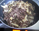 あっさりうまい～ひき肉と筍の和風パスタ作り方4写真
