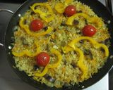 野菜のガーリックパエリア風作り方6写真