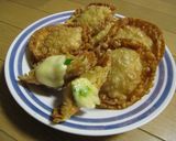 カリッとトロ～リっ！カレーポテト揚げ餃子作り方5写真