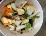 クリーミーピリ辛炒飯味豆腐入ナムル風炒煮作り方12写真