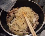 簡単♪おはしで和風きのこパスタ★作り方4写真